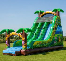 T8-8193 Jungle Theme Theme Inflatable Dry Slide