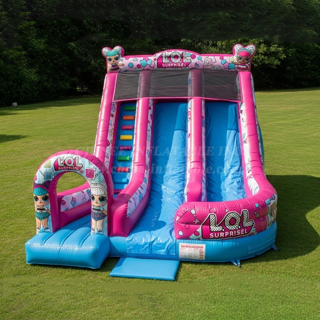 T8-8201 L.O.L.Surprise Theme Inflatable Dry Slide