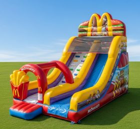 T8-8207 Mcdonald Theme Inflatable Dry Slide