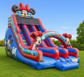 T8-8211 Mickey & Minnie Theme Inflatable Dry Slide