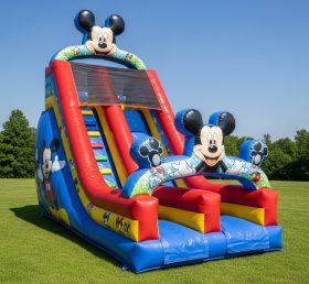 T8-8212 Mickey & Minnie Theme Inflatable Dry Slide