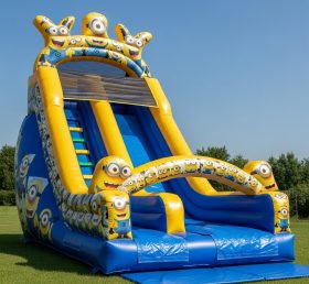 T8-8220 Minions Theme Inflatable Dry Slide