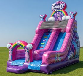 T8-8229 My Little Pony Theme Inflatable Dry Slide