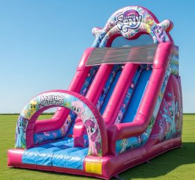 T8-8232 My Little Pony Theme Inflatable Dry Slide