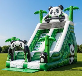 T8-8241 Panda Theme Inflatable Dry Slide