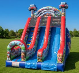 T8-8246 Paw Patrol Theme Inflatable Dry Slide
