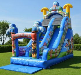 T8-8248 Paw Patrol Theme Inflatable Dry Slide