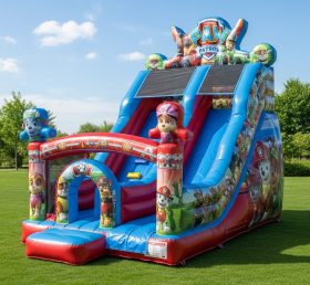 T8-8249 Paw Patrol Theme Inflatable Dry Slide