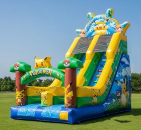 T8-8271 Pokemon Theme Inflatable Dry Slide