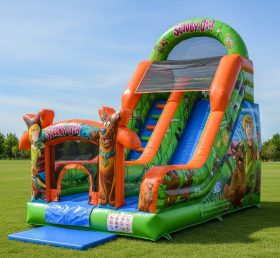 T8-8291 Scooby-Doo Theme Inflatable Dry Slide