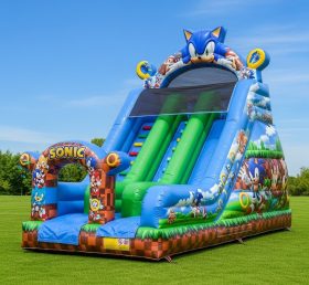 T8-8300 Sonic Theme Inflatable Dry Slide