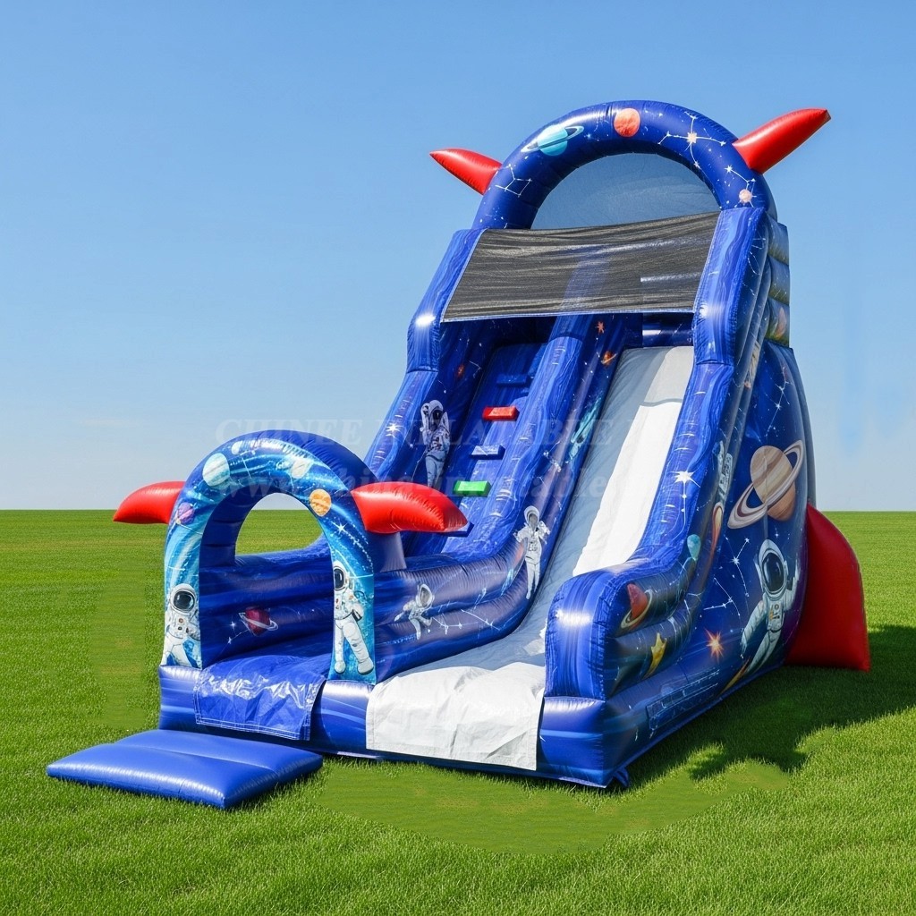T8-8305 Space Theme Inflatable Dry Slide