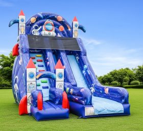 T8-8306 Space Theme Inflatable Dry Slide