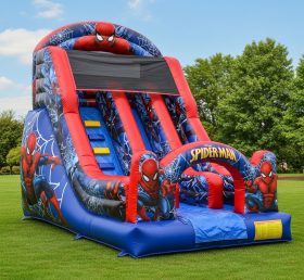 T8-8309 Spider-Man Theme Inflatable Dry Slide