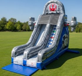 T8-8317 Star Wars Theme Inflatable Dry Slide
