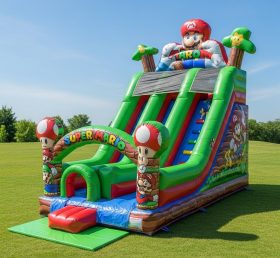 T8-8329 Super Mario Theme Inflatable Dry Slide