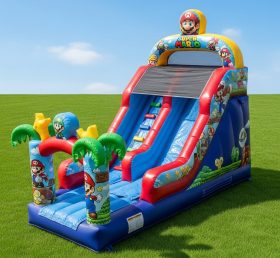 T8-8331 Super Mario Theme Inflatable Dry Slide