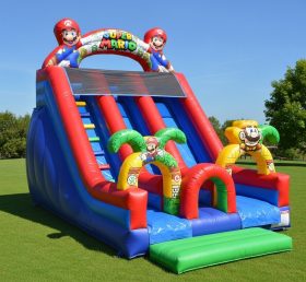 T8-8332 Super Mario Theme Inflatable Dry Slide