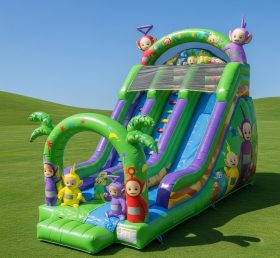 T8-8334 Teletubbies Theme Inflatable Dry Slide