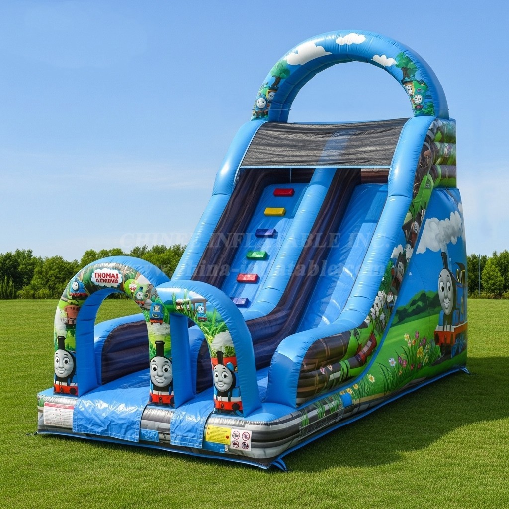 T8-8353 Thomas Friends Theme Inflatable Dry Slide