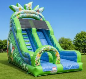 T8-8366 Tinker Bell Theme Inflatable Dry Slide
