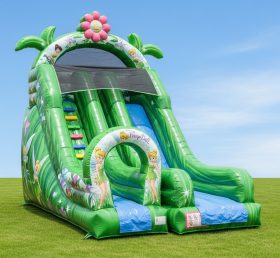 T8-8369 Tinker Bell Theme Inflatable Dry Slide