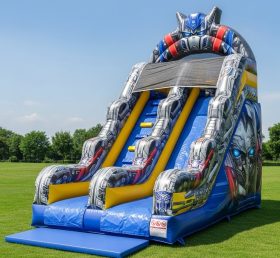 T8-8380 Transformers Theme Inflatable Dry Slide