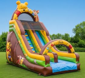 T8-8393 Winnie The Pooh Theme Inflatable Dry Slide
