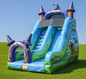 T8-8396 Wizard Theme Inflatable Dry Slide
