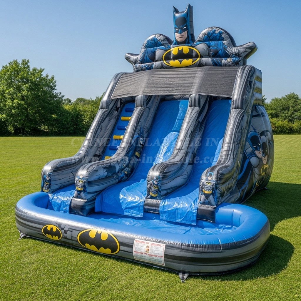 T8-8411 Batman Theme Inflatable Water Slide