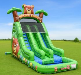 T8-8419 Boonie Bears Theme Inflatable Water Slide