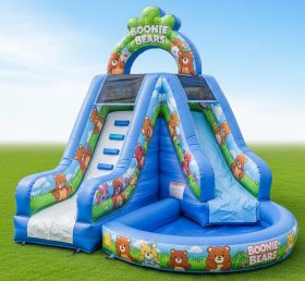 T8-8420 Boonie Bears Theme Inflatable Water Slide