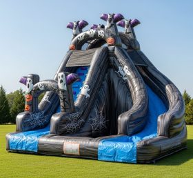 T8-8459 Halloween Theme Inflatable Water Slide