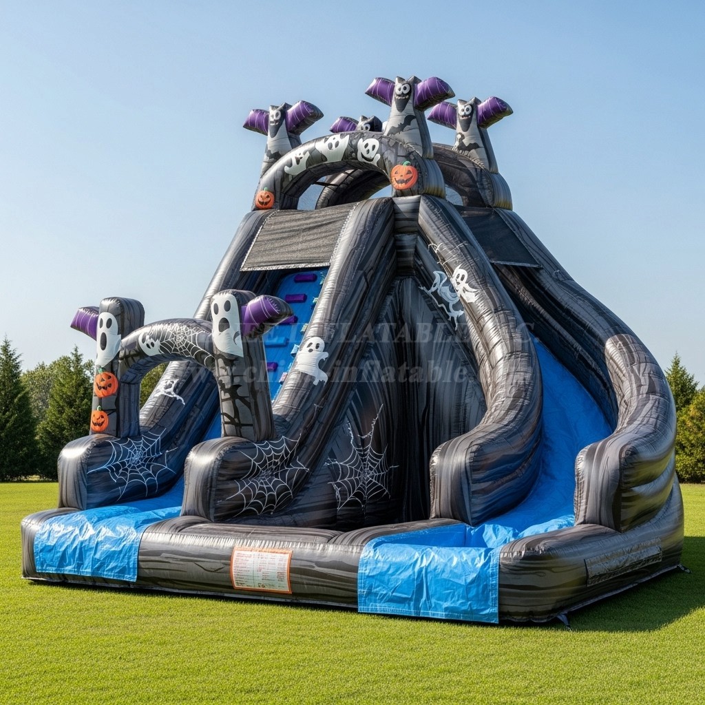 T8-8459 Halloween Theme Inflatable Water Slide