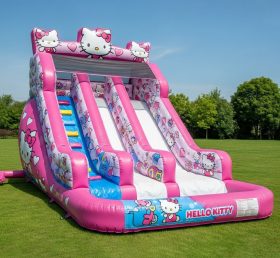 T8-8624 Hello Kitty Theme Inflatable Water Slide