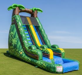 T8-8462 Jungle Theme Theme Inflatable Water Slide