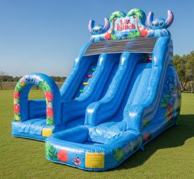 T8-8466 Lilo & Stitch Theme Inflatable Water Slide