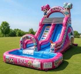 T8-8468 Lol Surprise Theme Inflatable Water Slide