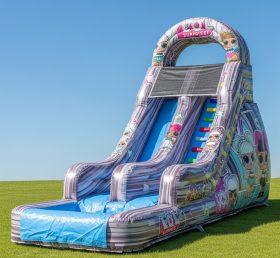T8-8470 Lol Surprise Theme Inflatable Water Slide