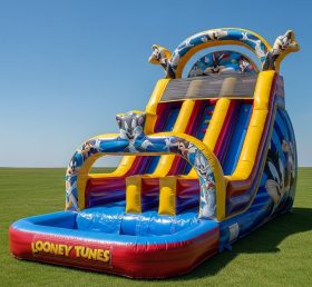 T8-8471 Looney Tunes Theme Inflatable Water Slide
