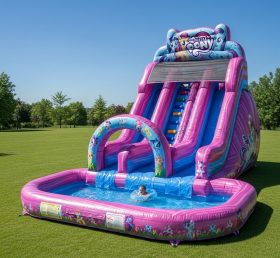 T8-8658 My Little Pony Theme Inflatable Water Slide