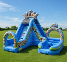 T8-8673 Paw Patrol Theme Inflatable Water Slide
