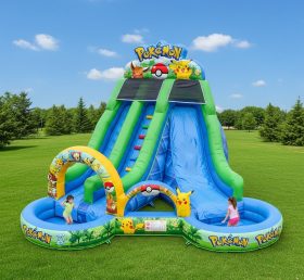 T8-8516 Pokemon Theme Inflatable Water Slide