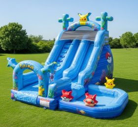 T8-8680 Pokemon Theme Inflatable Water Slide