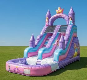 T8-8518 Princess Parties Theme Inflatable Water Slide