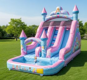 T8-8520 Princess Parties Theme Inflatable Water Slide