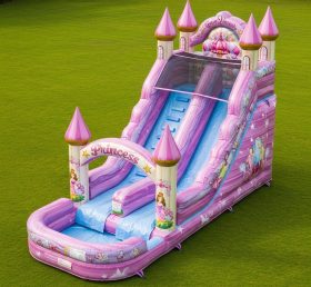 T8-8683 Princess Parties Theme Inflatable Water Slide