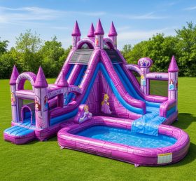 T8-8688 Princess Parties Theme Inflatable Water Slide