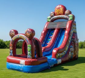 T8-8529 Rusty Rivets Theme Inflatable Water Slide