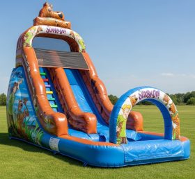 T8-8530 Scooby-Doo Theme Inflatable Water Slide